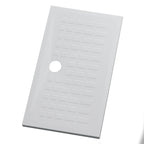 Piatto doccia antiscivolo ceramica bianca lucida Cube 70x90 altezza 4 cm