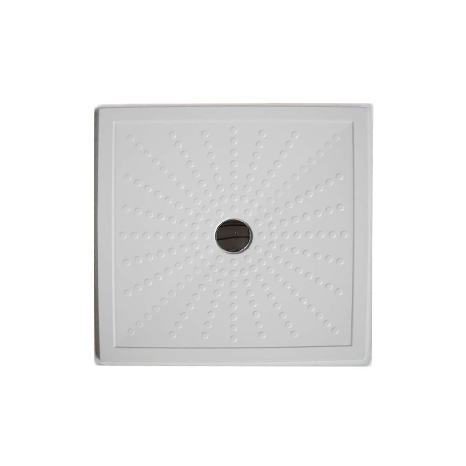 Piatto doccia filopavimento 80x80 cm in vetroresina DocciaGo - Bianco