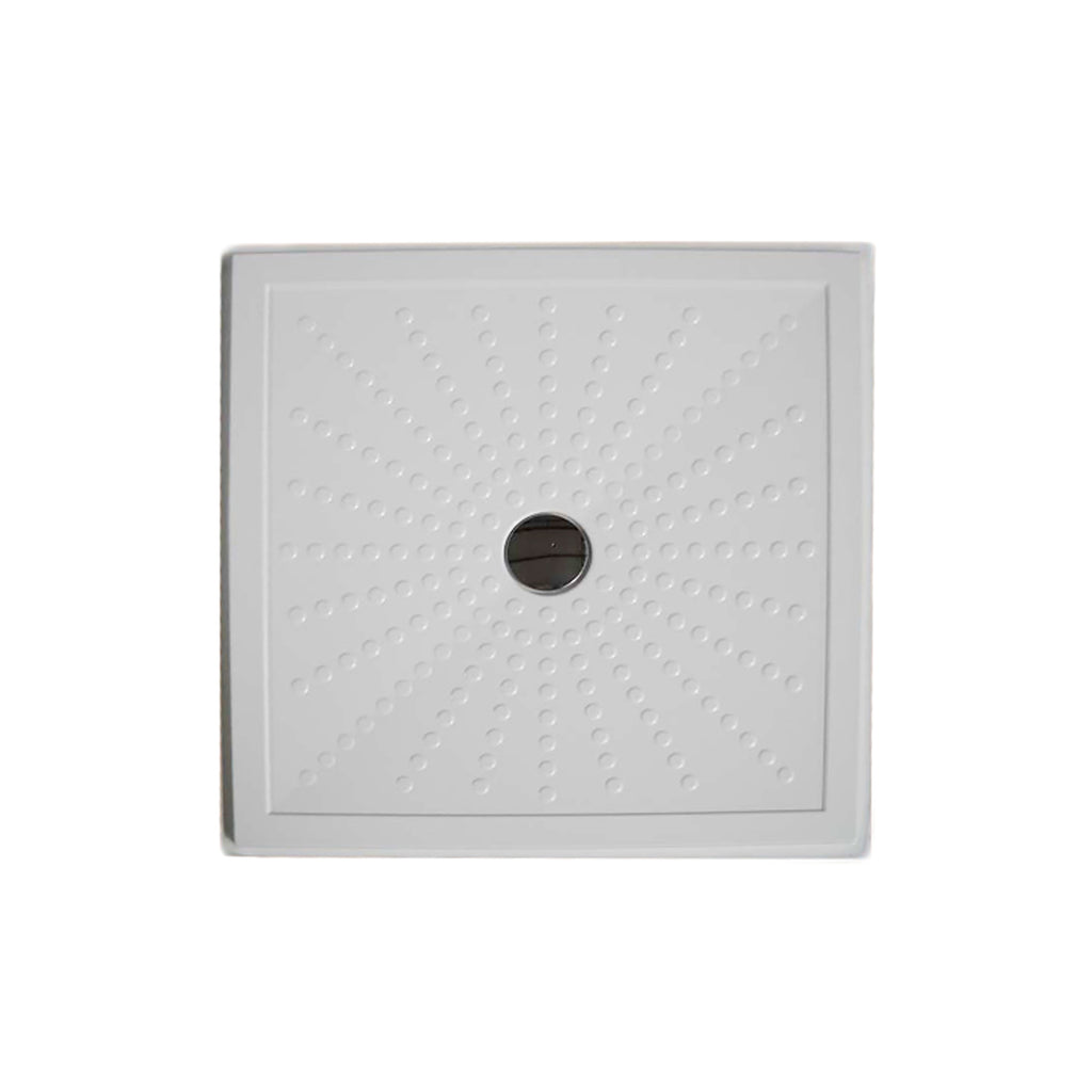 Piatto doccia filopavimento 90x90 cm in vetroresina DocciaGo - Bianco