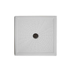 Piatto doccia filopavimento 90x90 cm in vetroresina DocciaGo - Bianco