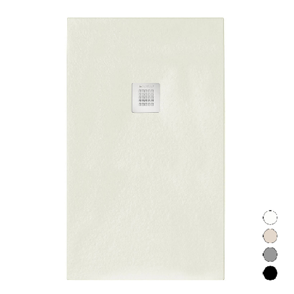 Piatto doccia effetto pietra ntaurale modello Serenity 90x170 cm - Beige