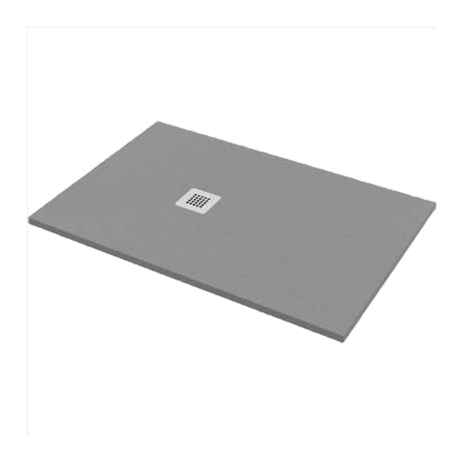 Piatto doccia rettangolare DocciaGo 70x90 cm - Grigio effetto pietra