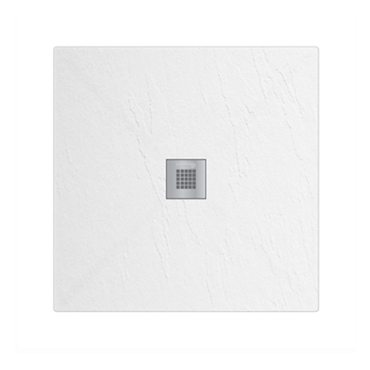 Piatto doccia in mineralmarmo modello Estasi 80x80 cm bianco