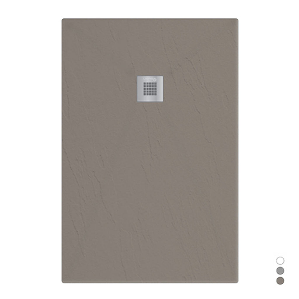 Piatto doccia in mineralmarmo modello Estasi 70x80 cm tortora