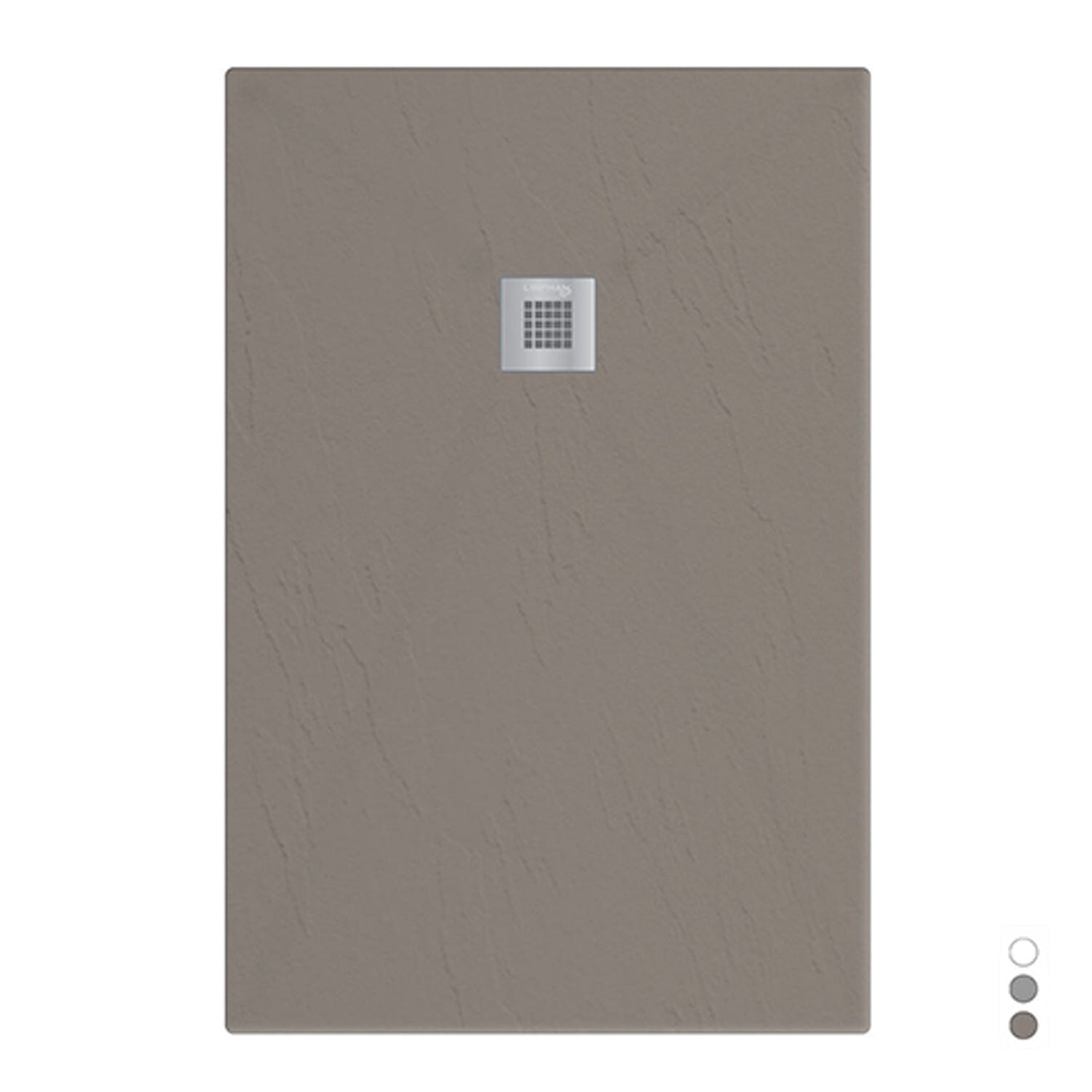 Piatto doccia in mineralmarmo modello Estasi 70x80 cm tortora