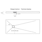 Piatto Doccia filo pavimento 100x100 H 2