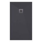 Piatto doccia in resina modello Plus 100x100cm antracite ardesia