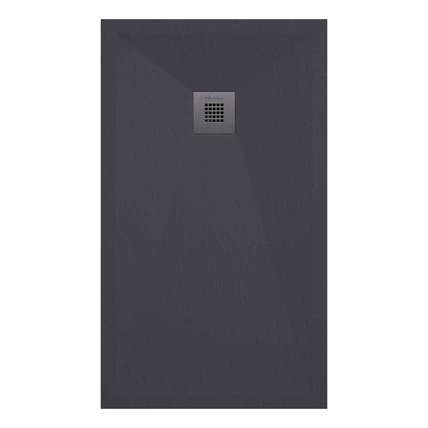 Piatto doccia in resina modello Plus 100x100cm antracite ardesia