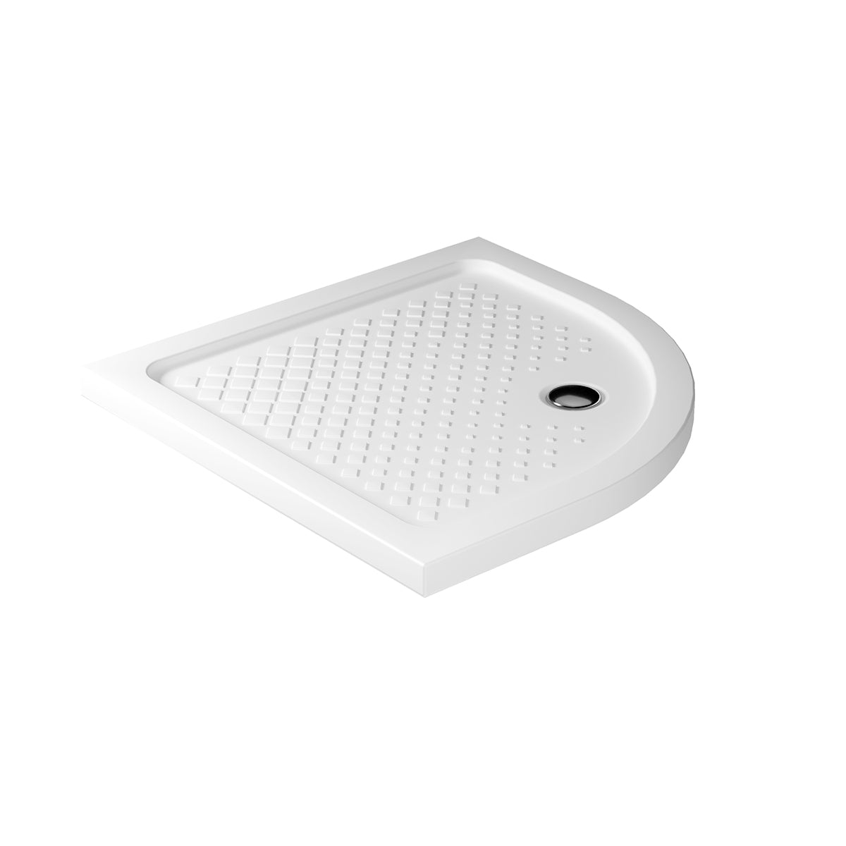 Piatto doccia angolare Galassia in ceramica 90x90 cm - Bianco