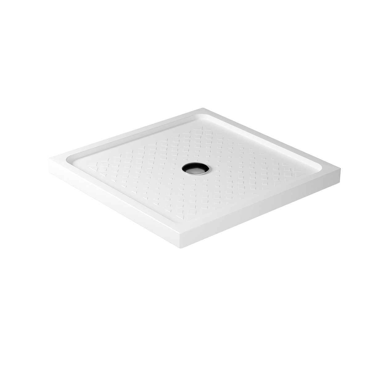 Piatto doccia quadrato Galassia in ceramica 80x80 cm - Bianco