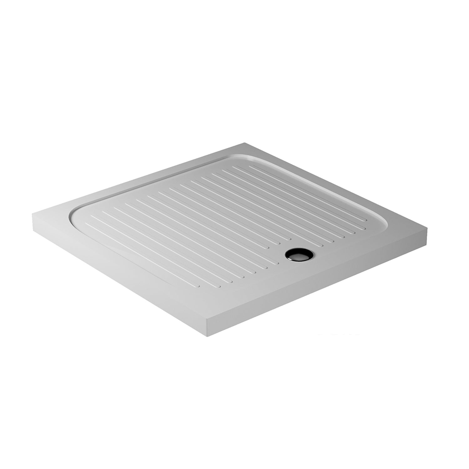 Piatto doccia quadrato Flat Galassia in ceramica 90x90 cm - Finitura antiscivolo