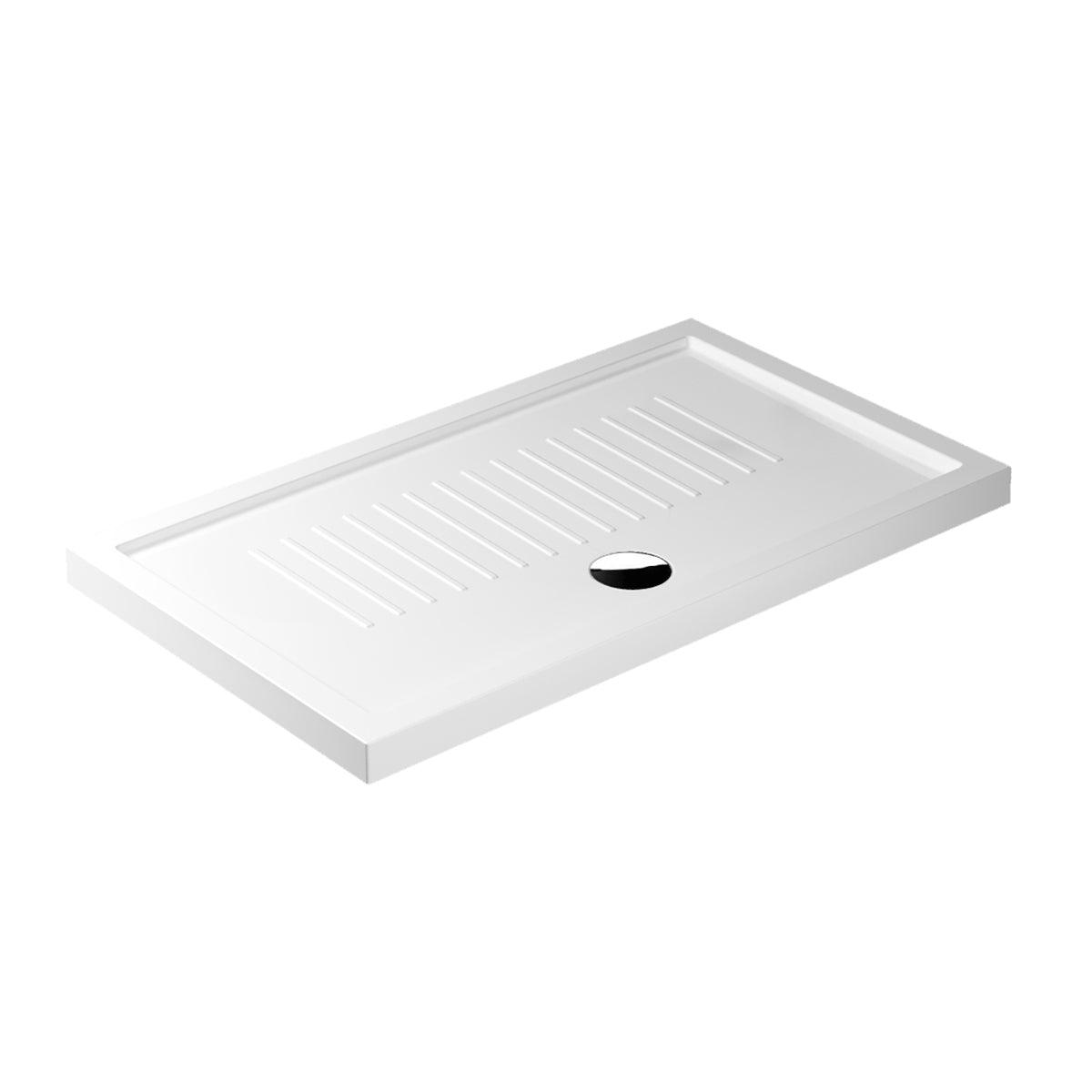 Piatto doccia rettangolare Galassia in ceramica 72x90 cm - Bianco