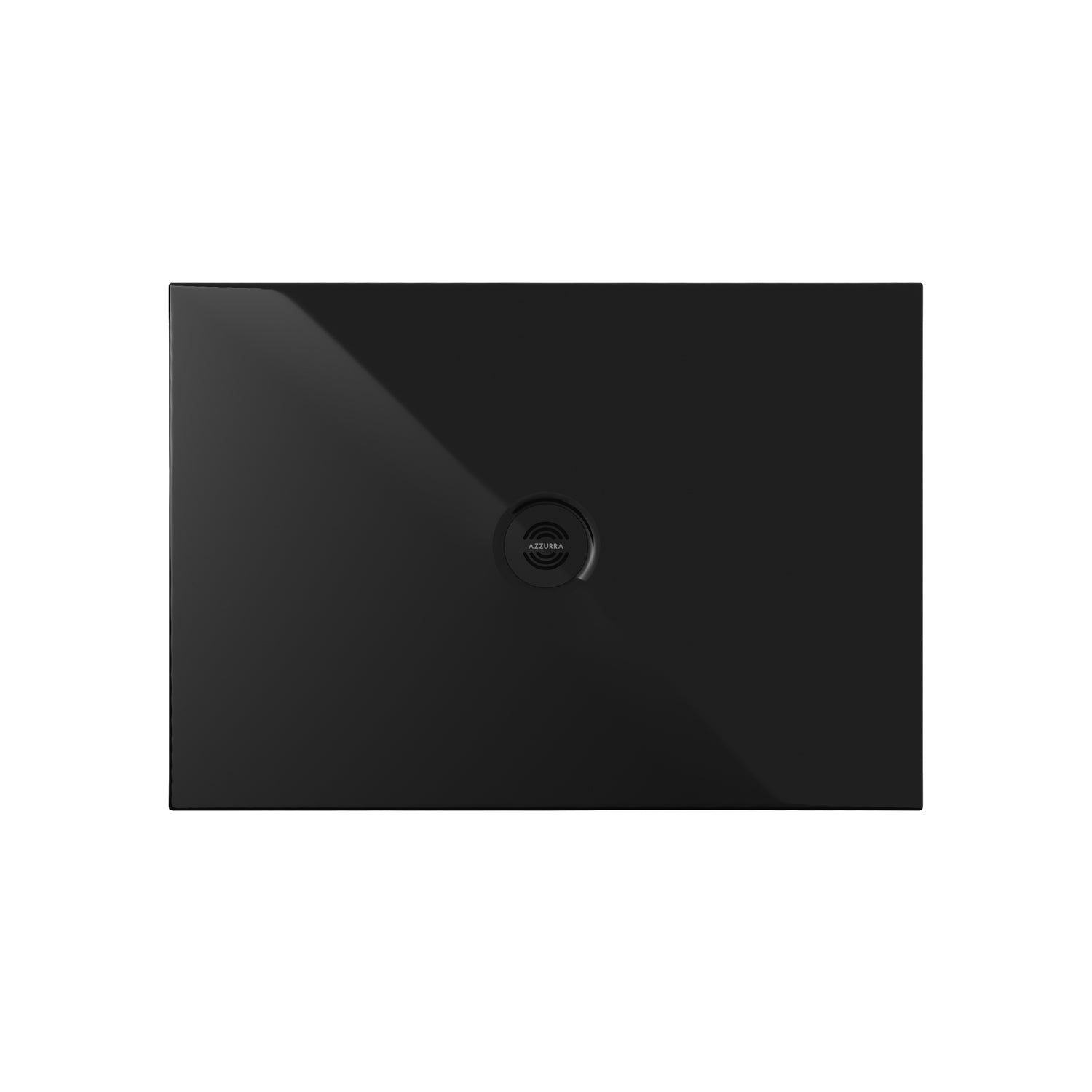 Piatto doccia rettangolare in ceramica modello SoloDue cm 130x90 nero lucido
