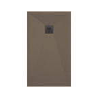 Piatto doccia in resina modello Plus 70x70cm taupe ardesia