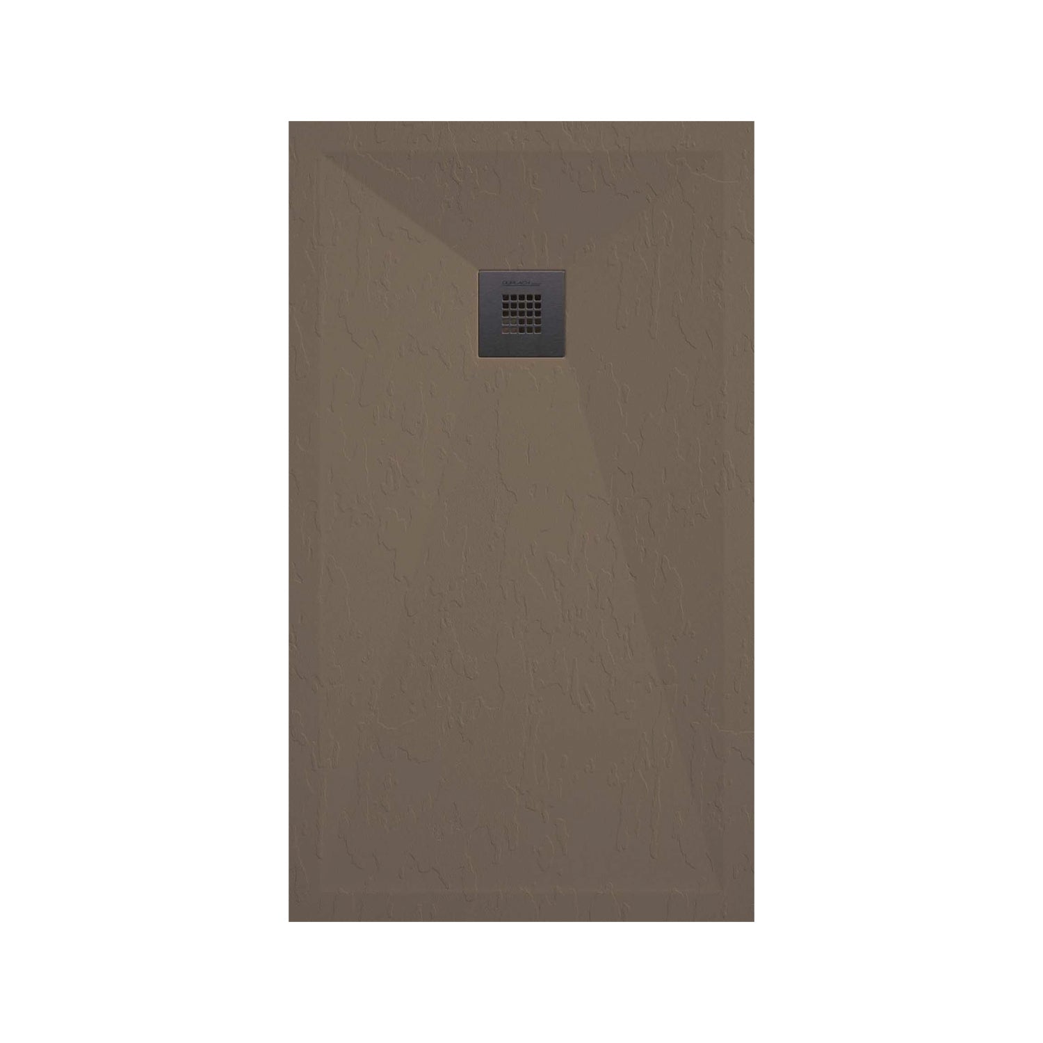 Piatto doccia in resina modello Plus 70x70cm taupe ardesia