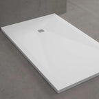Piatto doccia in marmoresina Plus 80x80cm bianco granito