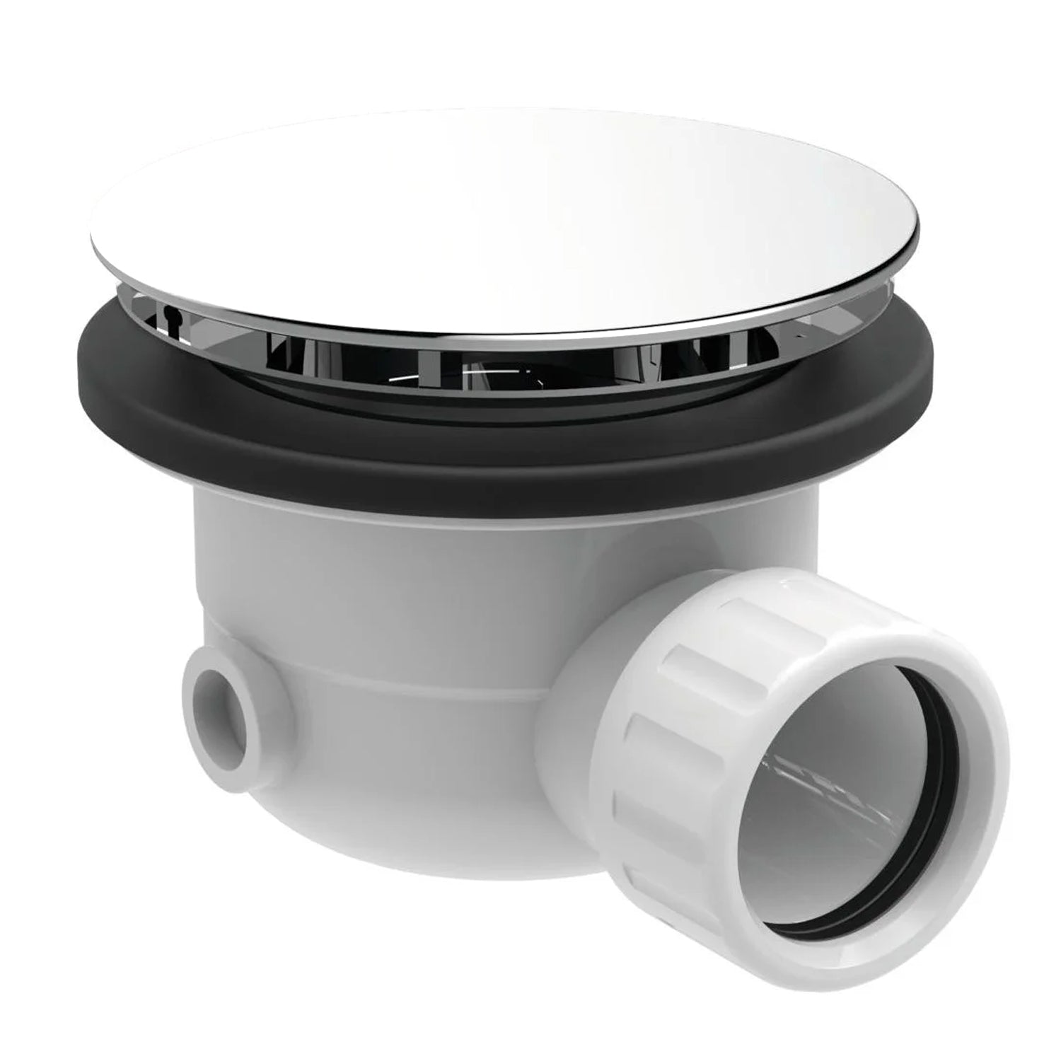 Piletta con cover in ceramica bianca lucida per piatto doccia Up di Althea