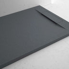 Piatto doccia in marmoresina Titano 80x120cm antracite effetto pietra