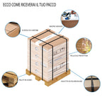 Piatto doccia quadrato in ceramica bianca cm 90x90 con antiscivolo integrato spessore cm 12