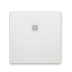 Piatto doccia in resina 70x70 cm effetto Pietra serie Mirage - Bianco