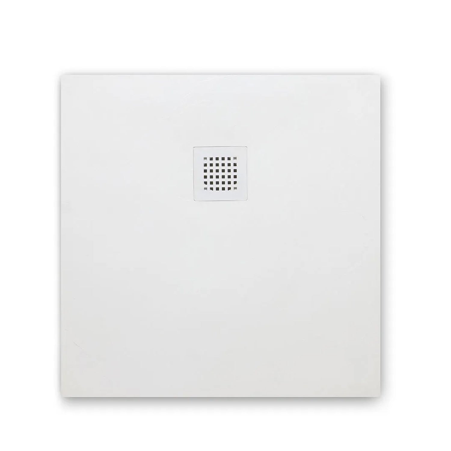 Piatto doccia in resina 70x70 cm effetto Pietra serie Mirage - Bianco