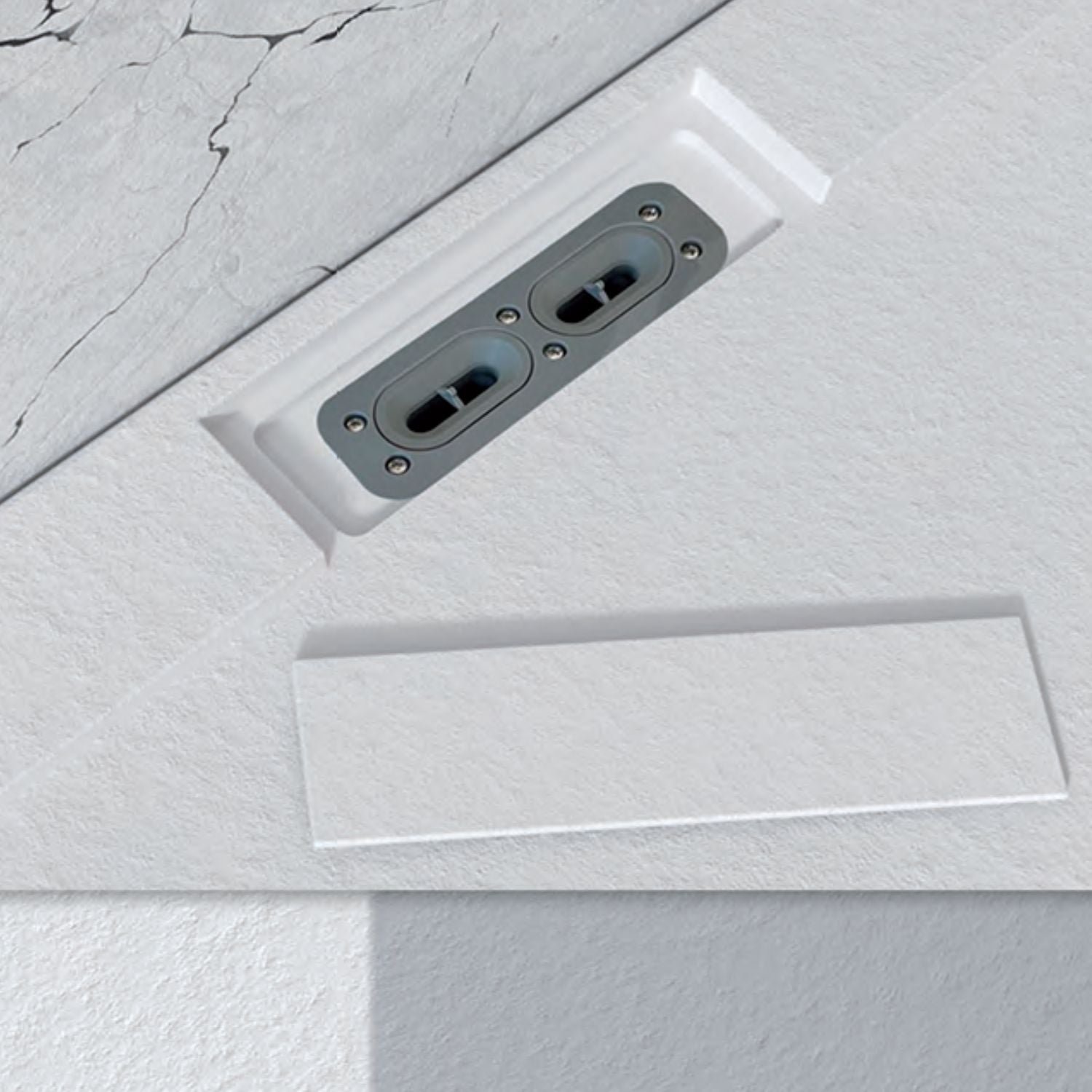 Piatto doccia Maiya 90x160 bianco in mineralmarmo