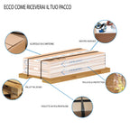 Piatto doccia rettangolare Kepler 80x120 h.6 cm in acrilico rinforzato senza piletta