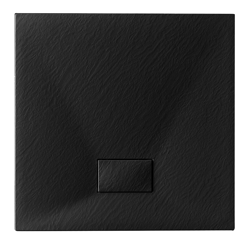 Piatto doccia Stone Essence Slim quadrato 80x80 cm â€“ Nero