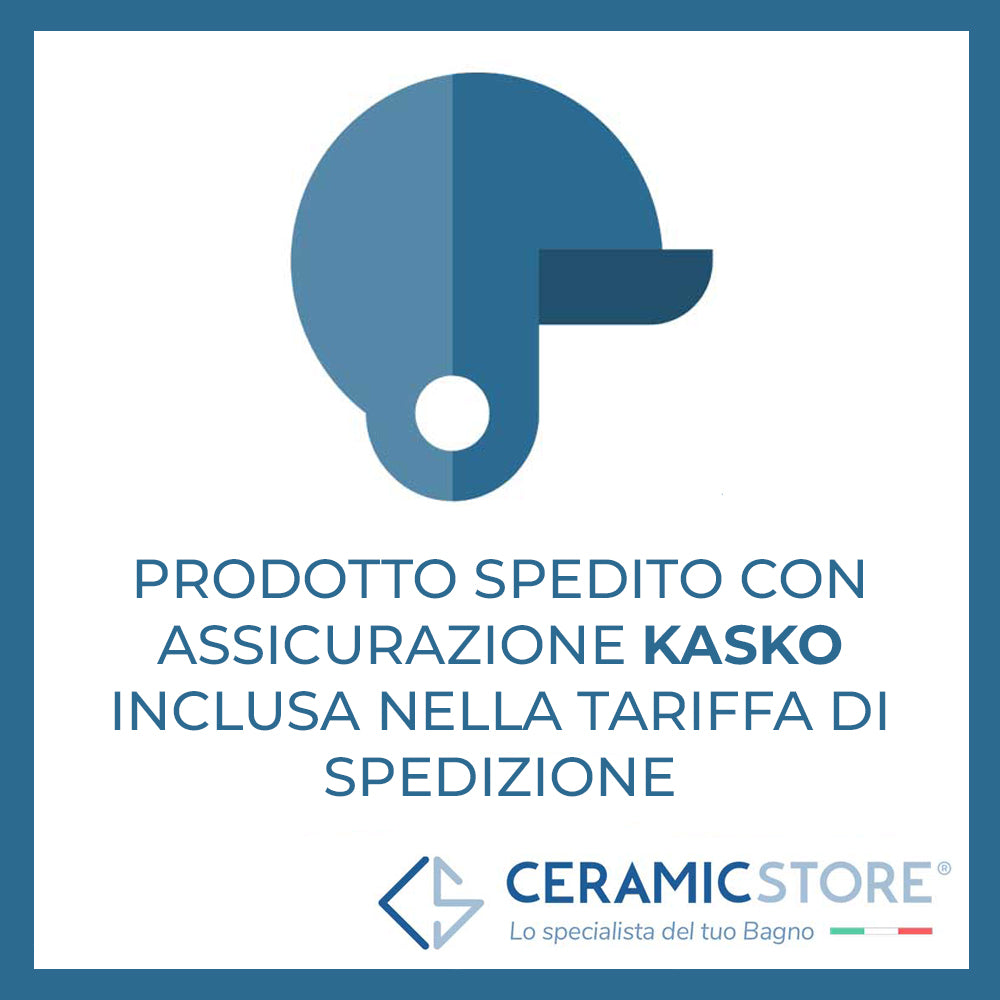 Piatto doccia Dolomite in Ceramica 80x80 Altezza 7 cm semicircolare modello Gemma 2