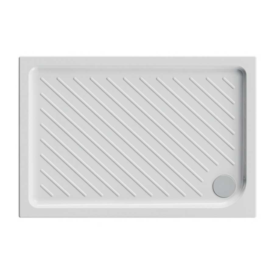 Piatto doccia Dolomite in Ceramica 70x100 Altezza 7 cm rettangolare modello Gemma 2