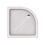Piatto doccia semicircolare in ceramica Galileo 90x90cm Made in Italy PILETTA NON INCLUSA