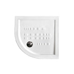 Piatto doccia angolare Althea Ito cm 90x90 ceramica bianca foro diametro cm 8