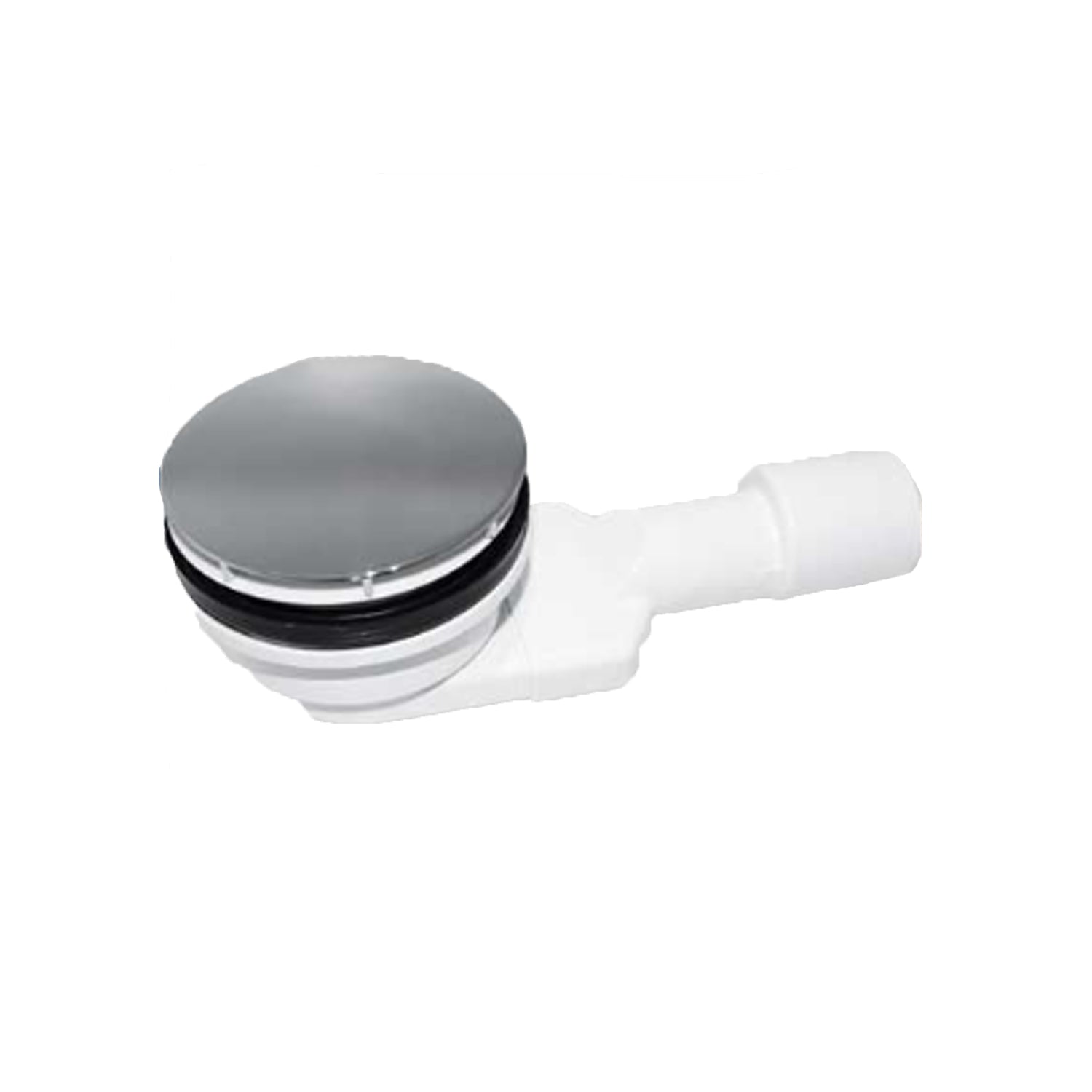 Piletta per piatto doccia in abs cromo diametro 90mm modello Slimmy